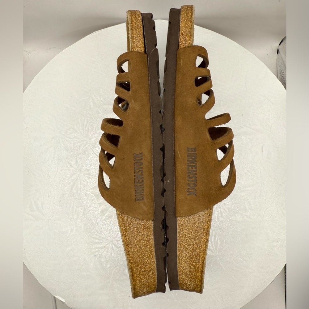 Birkenstock Brown Leather Strappy Sandals Size 38 (7 M) – Made in Germany - Picture 7 of 9